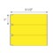 Nevs I.V. Bag Labels, Removable, Thermal Notched, 3"core, 1" x 3-1/2" Yellow PNOT-135RY - alternate 2